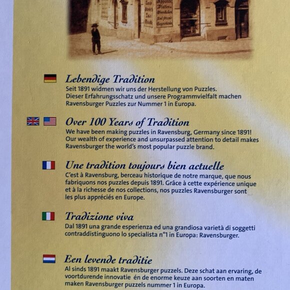 Ravensburger Brown and Gold Puzzle 1000 Piece Game - Picture 7 of 10